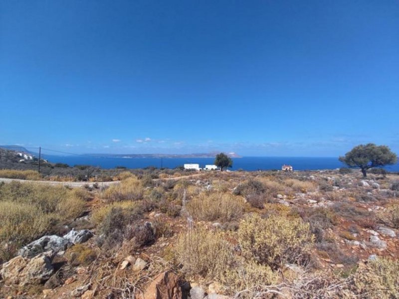 Kokkino Chorio Kreta, Kokkino Chorio: Grundstück mit herrlichem Blick auf das Dorf zu verkaufen Grundstück kaufen